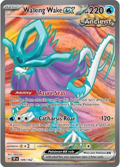 Walking Wake EX 189/162 - NM