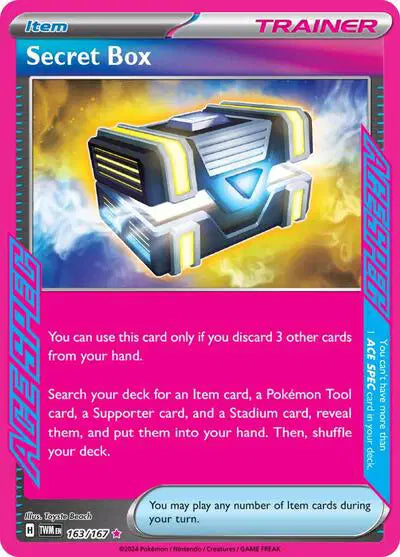 Secret Box 163/167 - NM