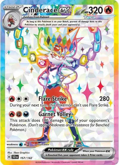 Cinderace EX 157/142 - NM