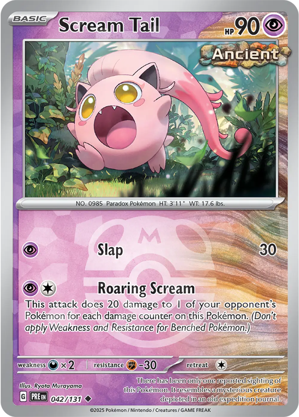 Scream Tails (Master Ball) 042/131 - NM