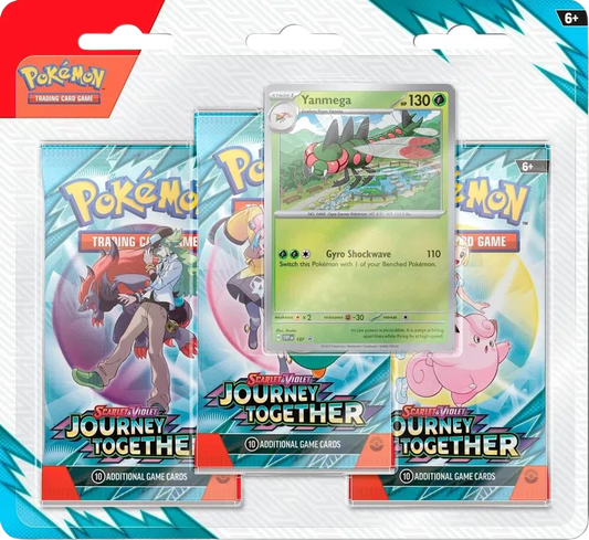 Journey Together 3-Pack Blister (Yanmega)