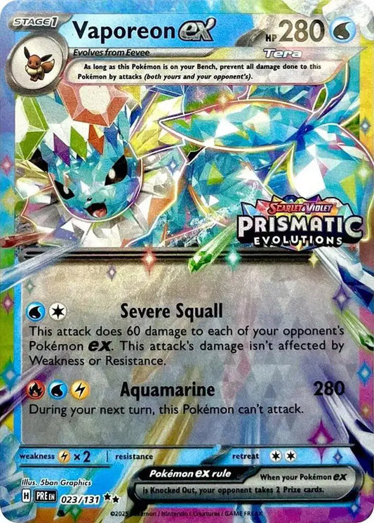 Vaporeon EX 023/131 - SEALED