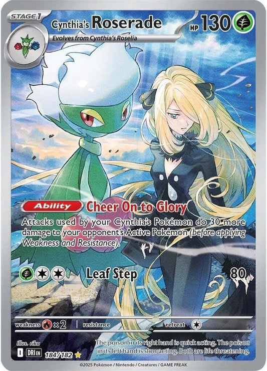 Cynthia's Roserade 184/182 - NM