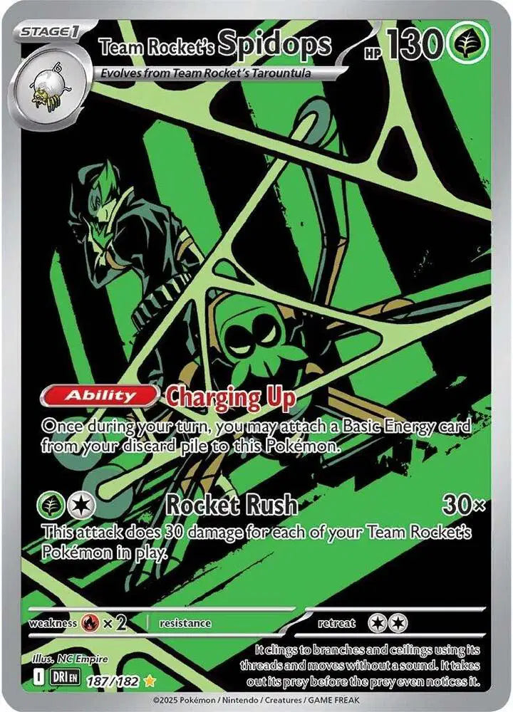 Team Rocket's Spidops 187/182 - NM