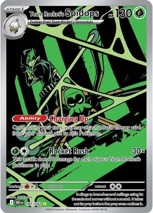 Team Rocket's Spidops 187/182 - NM