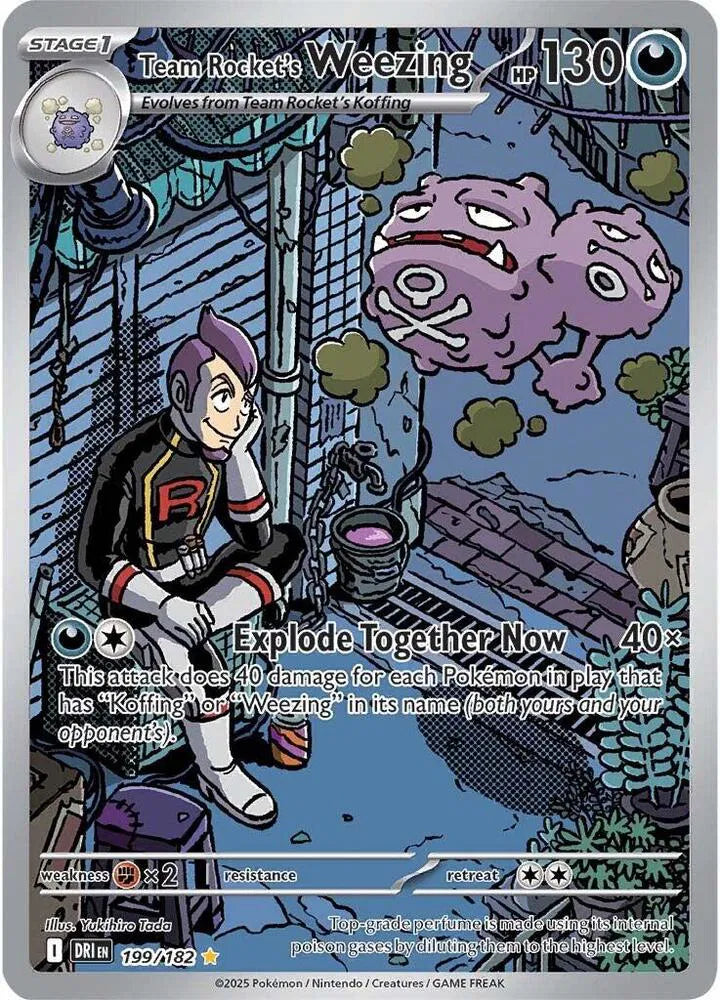 Team Rocket's Weezing 199/182 - NM
