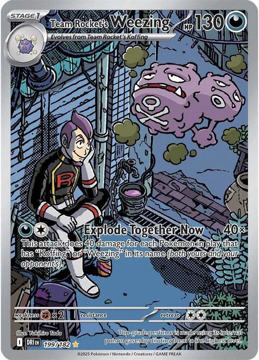Team Rocket's Weezing 199/182 - NM
