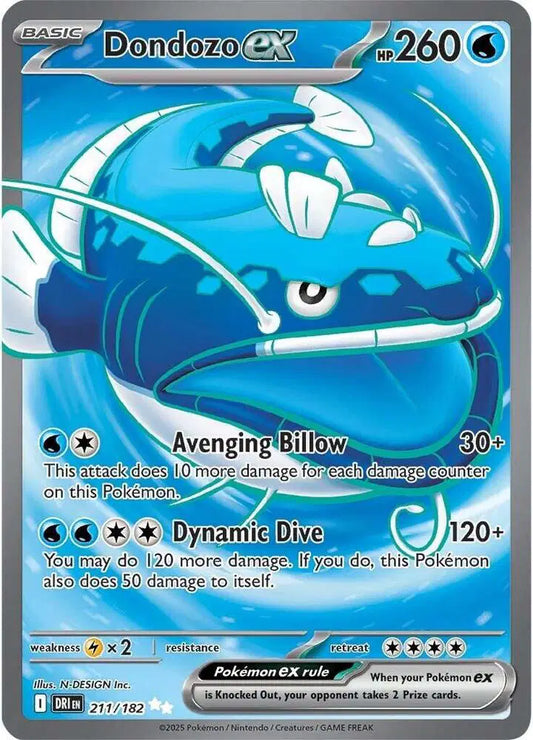 Dondozo EX 211/182 - NM
