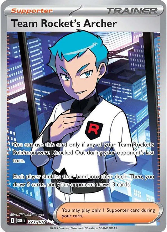 Team Rocket's Archer 223/182 - NM