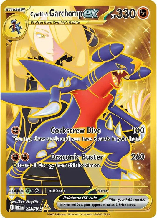 Cynthia's Garchomp EX 241/182 - NM