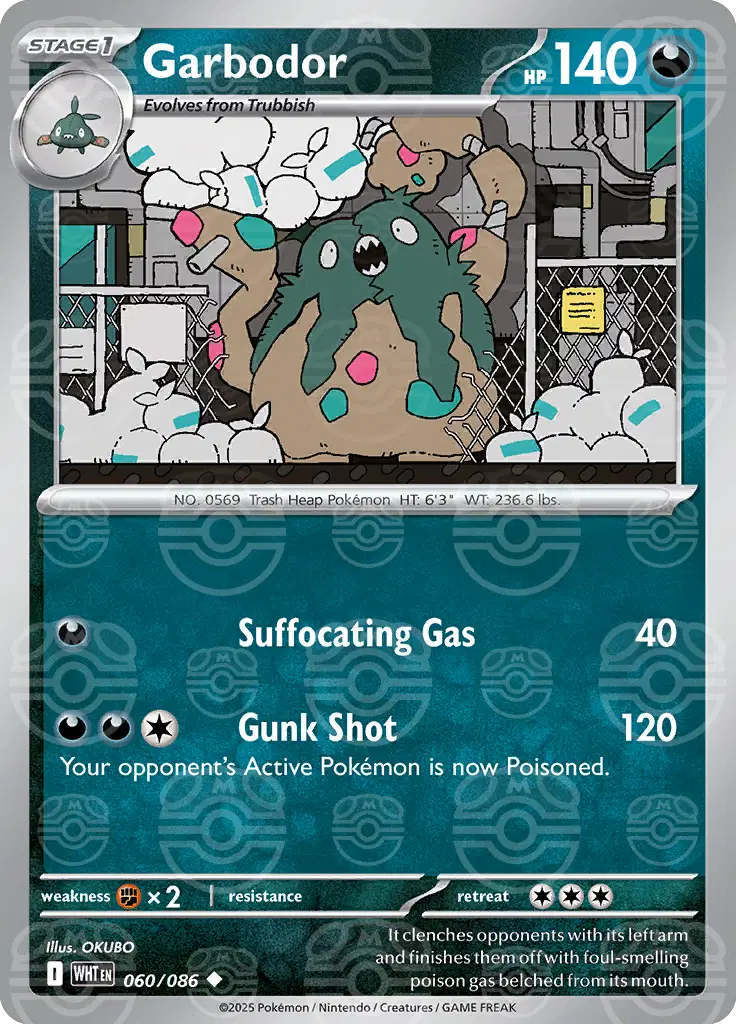 Garbodor (Master Ball) 060/086 - NM