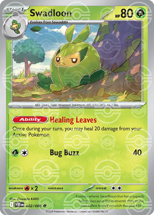 Swadloon (Poke Ball Pattern) (002/086) (WHT)