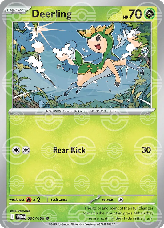 Deerling (Poke Ball Pattern) (006/086) (WHT)