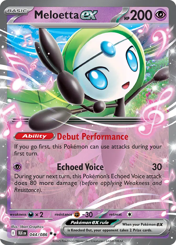 Meloetta ex (044/086) (BLK)