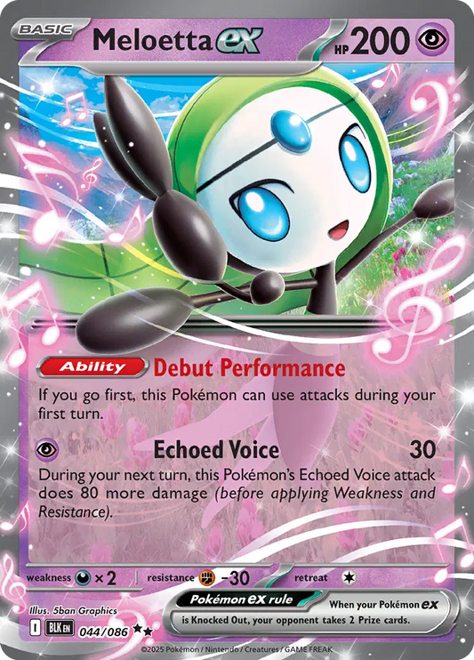 Meloetta ex (044/086) (BLK)