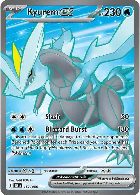 Kyurem EX 157/086 - NM