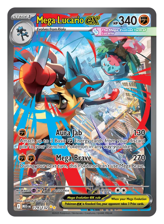 Mega Lucario EX 179/132 - NM
