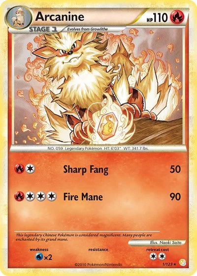 Arcanine (Holo) 1/101 - LP