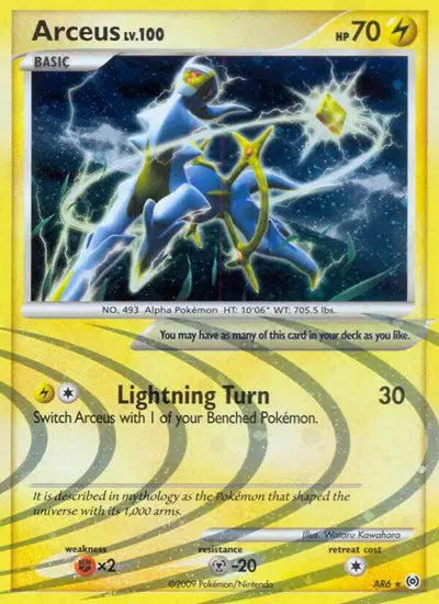 Arceus LV. 100 AR6 - DMG