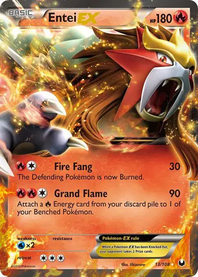Entei EX 13/108 - NM