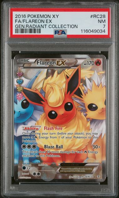 Flareon EX PSA 7