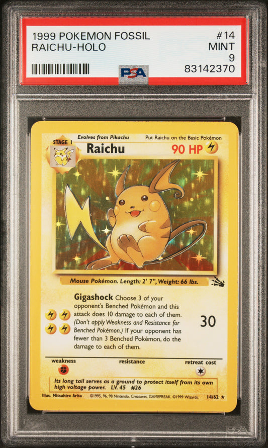 Raichu Holo PSA 9