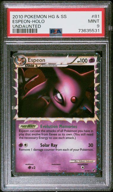 Espeon Holo PSA 9