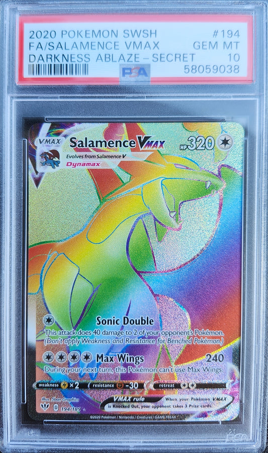 Salamence VMAX PSA 10