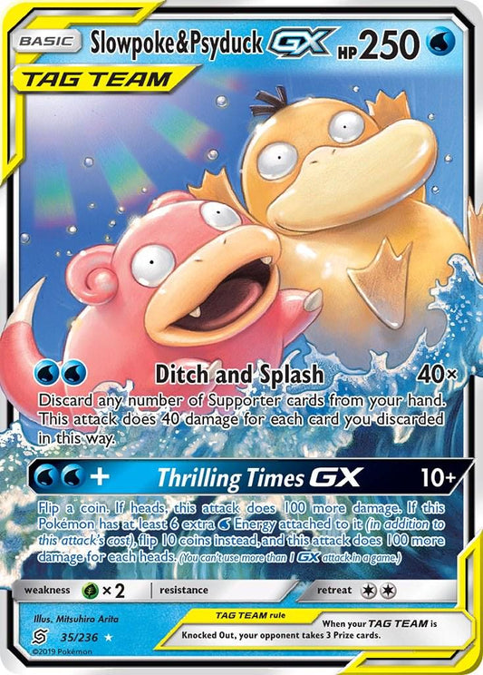 Slowpoke & Psyduck GX 35/236 - NM