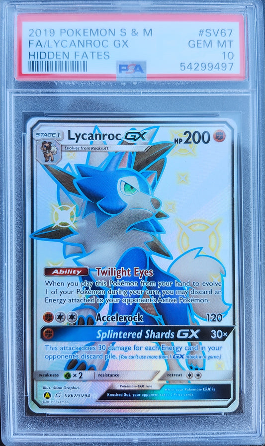 Lycanroc GX PSA 10