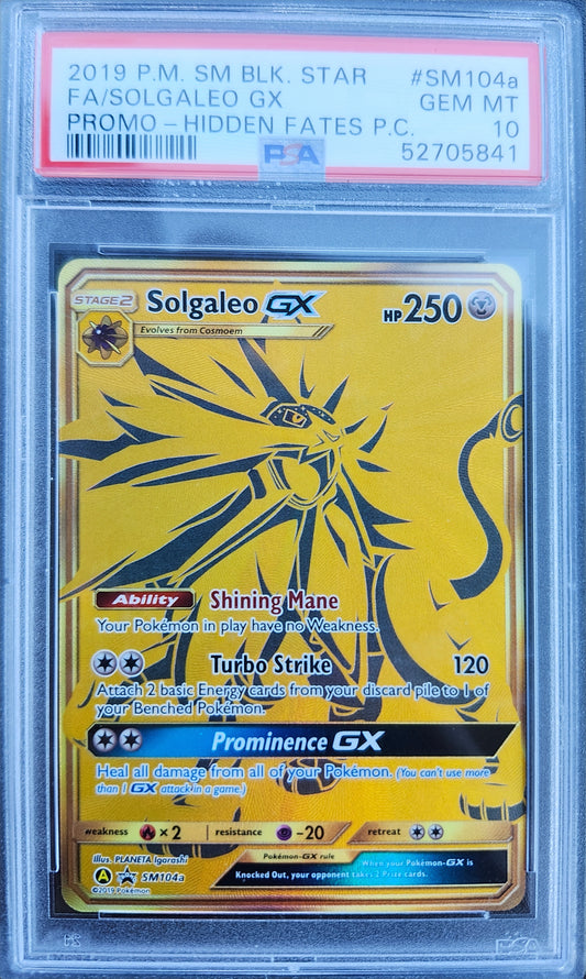 Solgaleo GX PSA 10