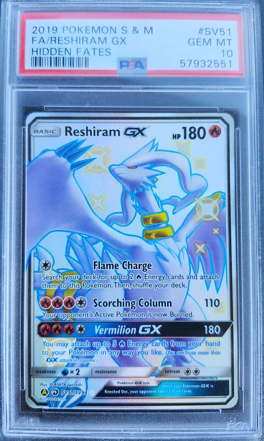Reshiram GX PSA 10
