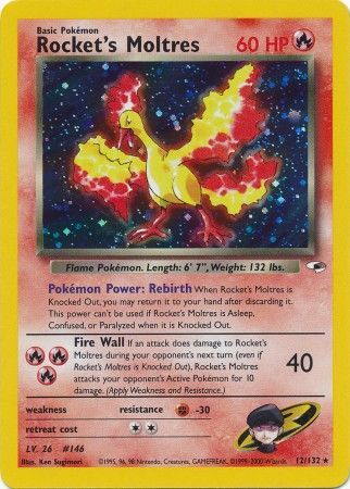 Rocket's Moltres (Holo) 12/132 - LP