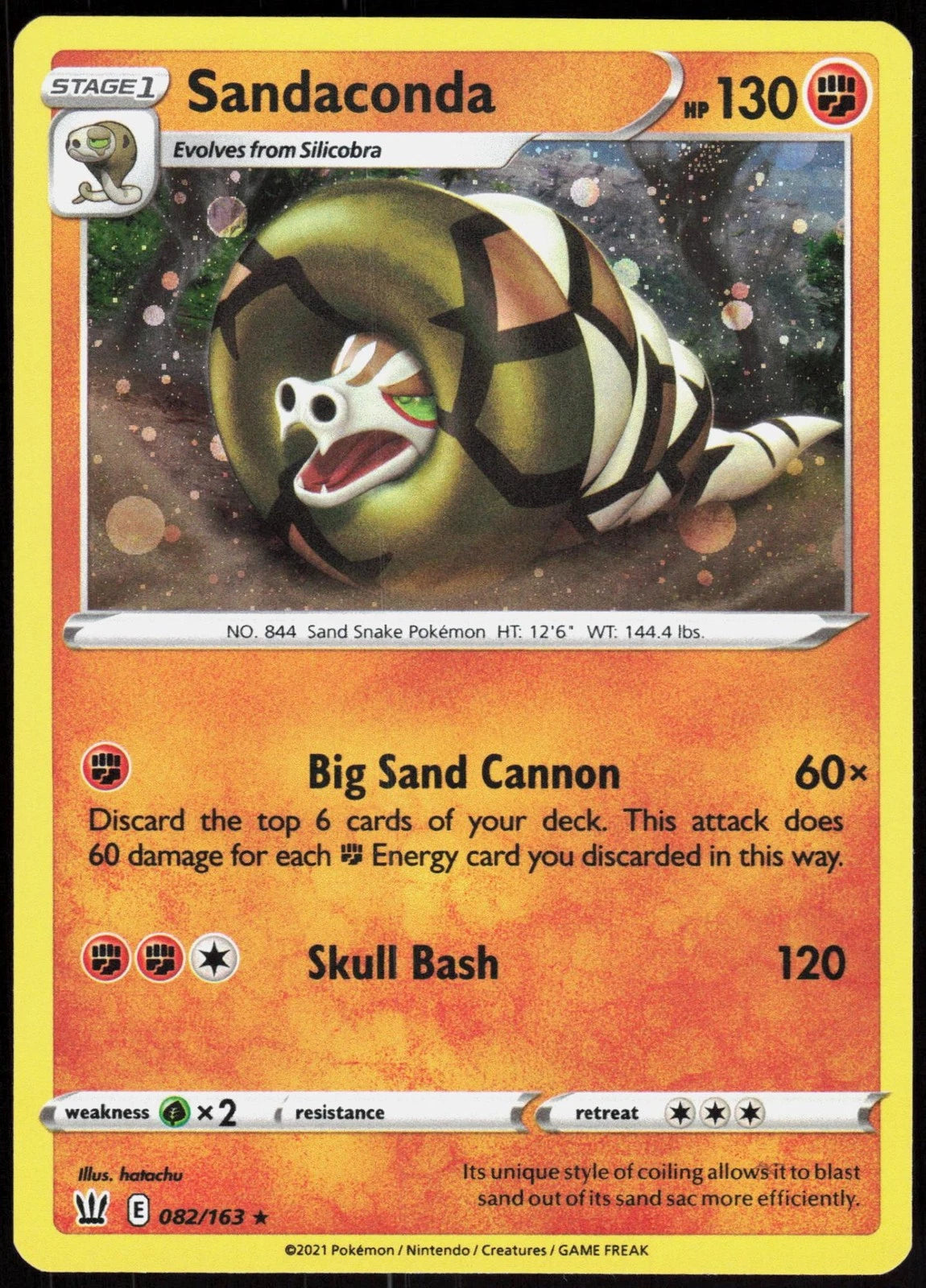 Sandaconda - 082/163 (Cosmos Holo) (082/163) (MCAP)