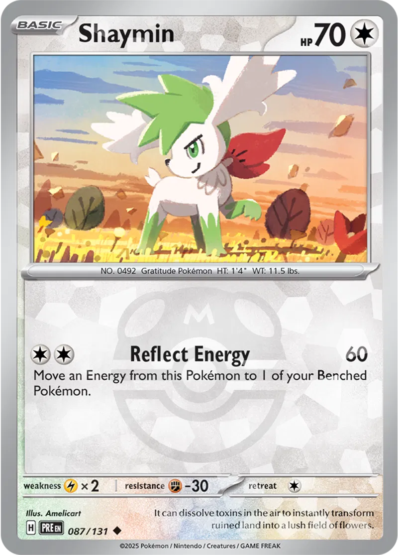 Shaymin (Reverse Master Ball) 087/131 - NM