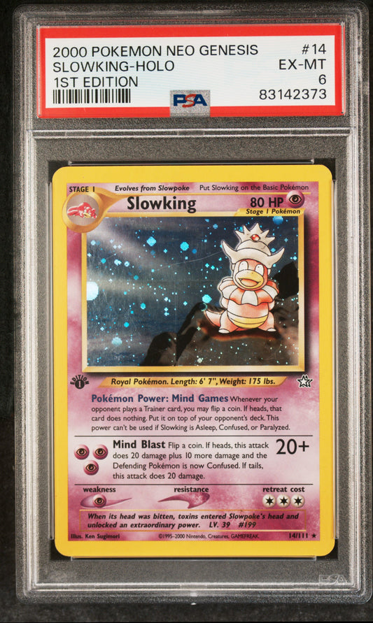 Slowking 1st Ed. Holo PSA 6