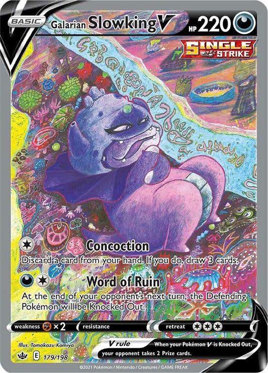 Galarian Slowking V 179/198 - NM