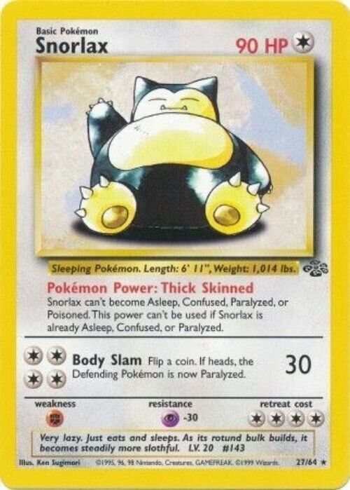 Snorlax 27/64 - LP