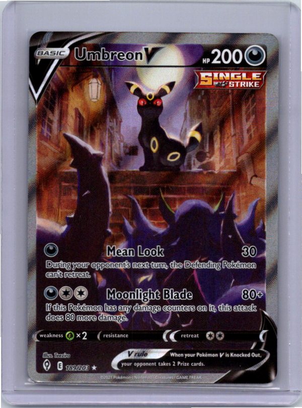 Umbreon V (Alternate Full Art) (189/203) (SWSH07)