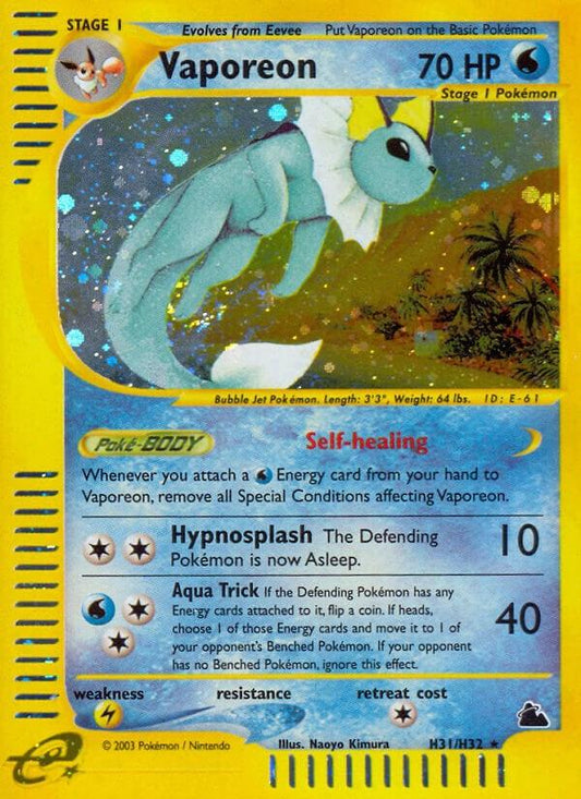 Vaporeon (Holo) H31/H32 - MP