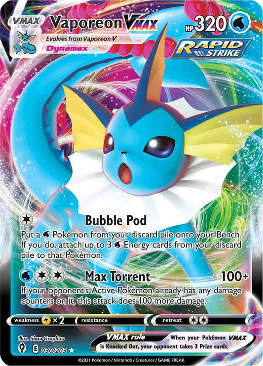 Vaporeon VMAX 030/203 - NM
