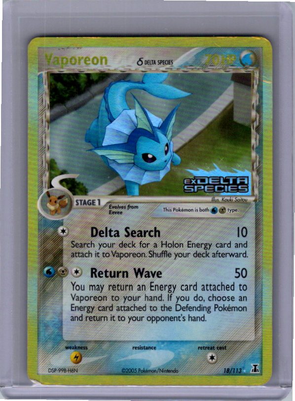 Vaporeon (Delta Species) (18/113) (DS)