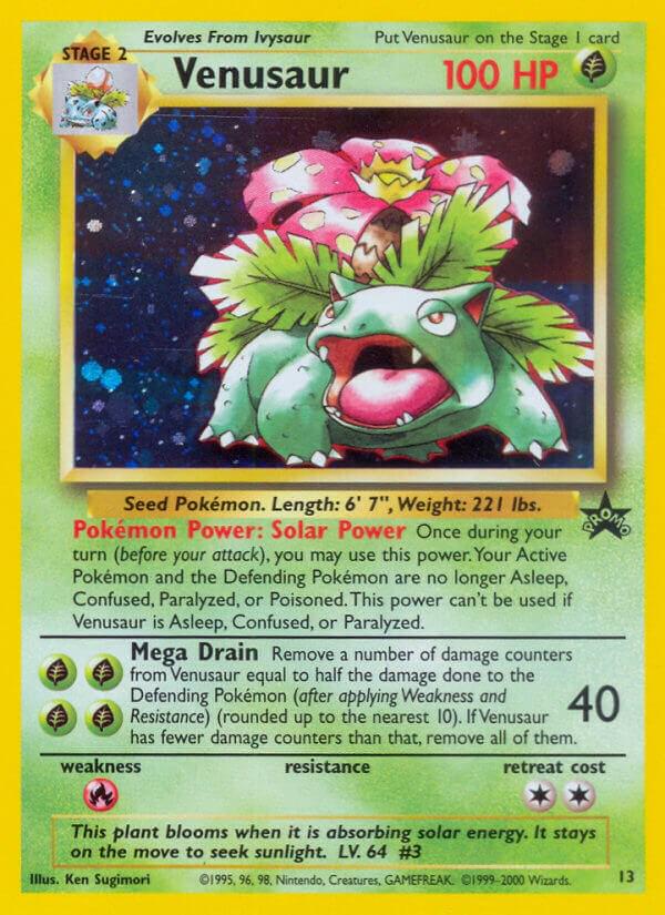 Venusaur Black Star Promo 13 - HP