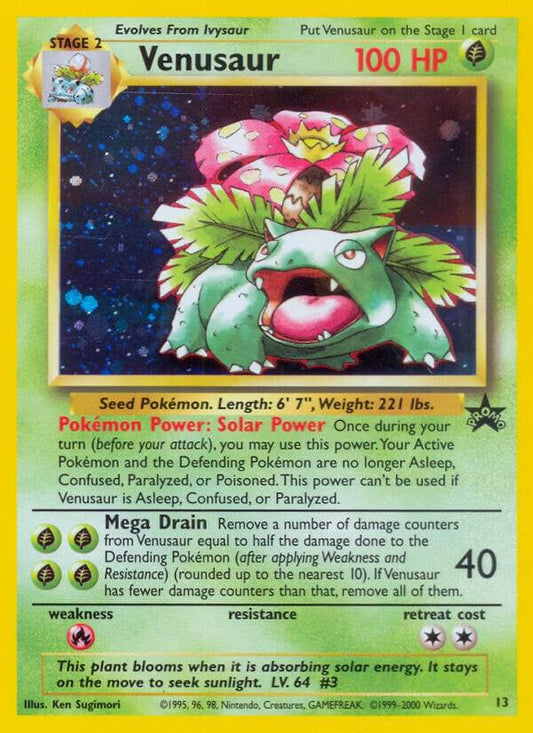 Venusaur Black Star Promo 13 - HP