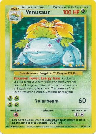 Venusaur (Holo) 15/102 - MP