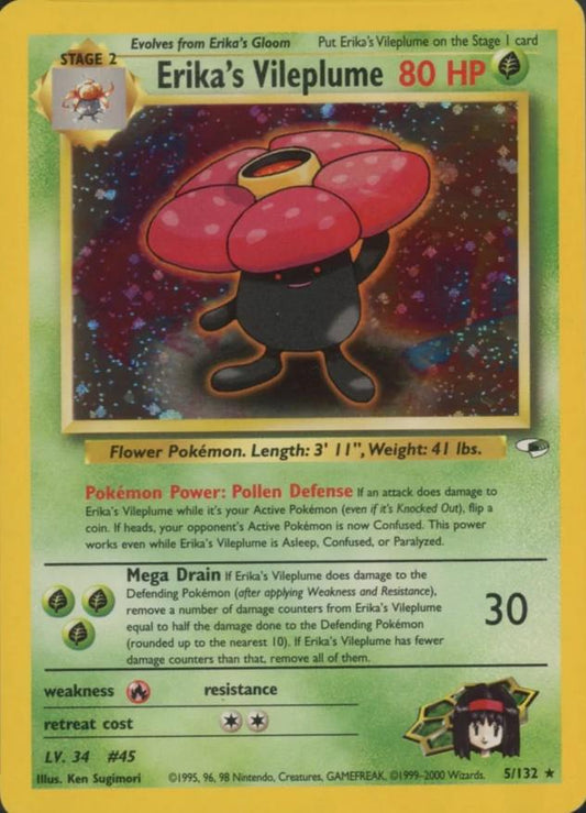 Erika's Vileplume (Holo) 5/132 - LP