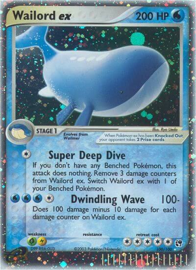 Wailord EX 100/100 - HP
