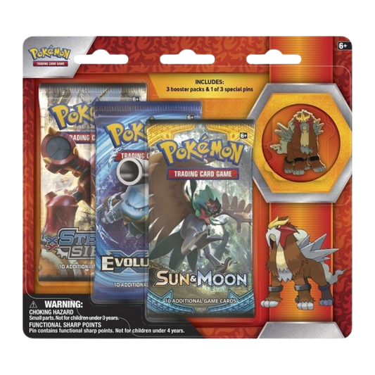 Legendary Beasts Collector Pin 3 Pack Blister [Entei]