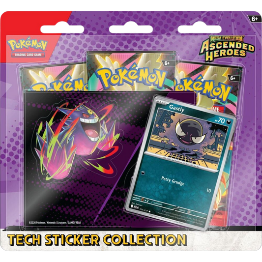 Mega Evolution: Ascended Heroes Tech Sticker Collection - Gastly - ME: Ascended Heroes (ASC)