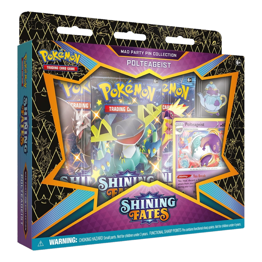 Shining Fates Mad Party Pin Collection [Polteageist]